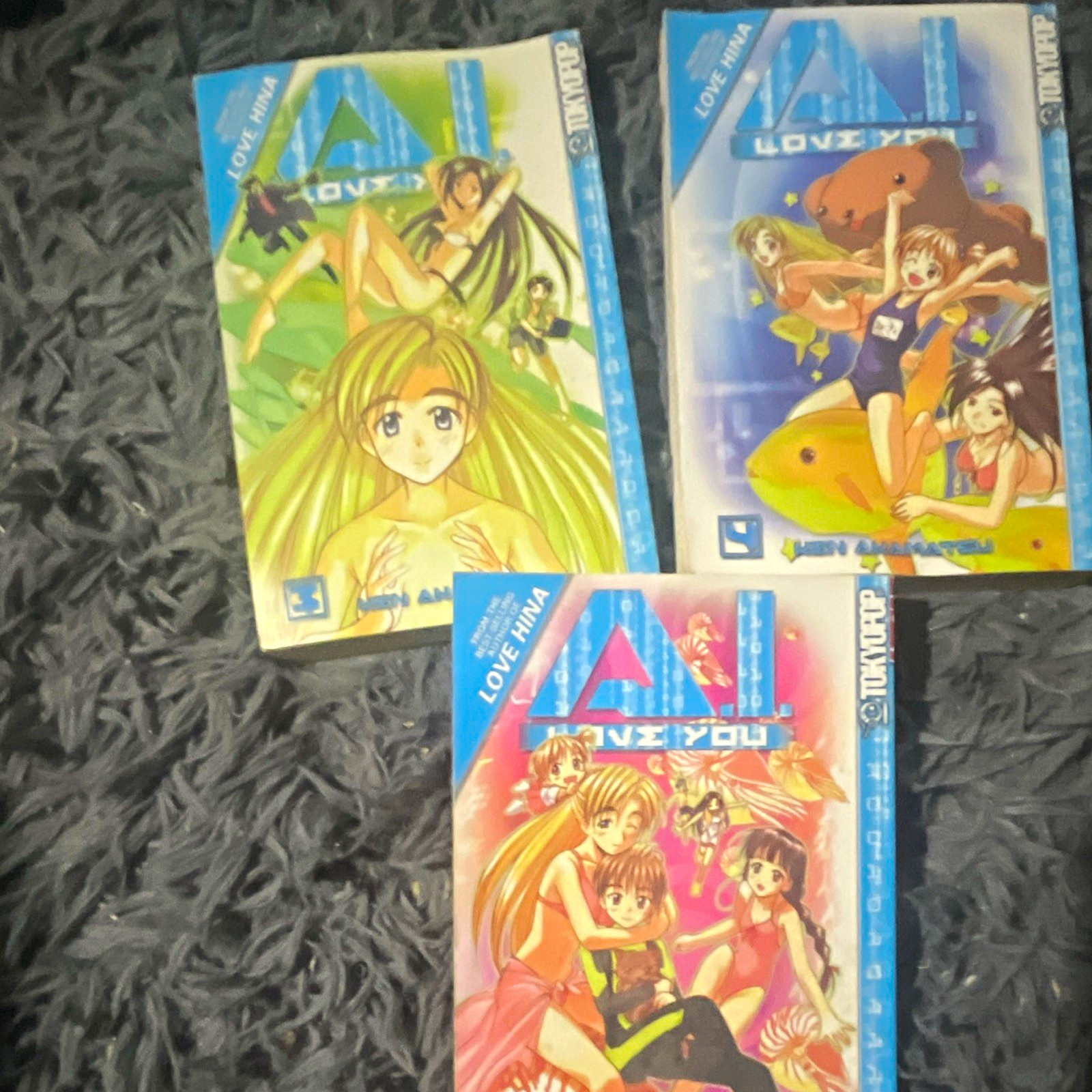Tokyopop A.I. Love You Manga Comic Book Lot Ken Akamatsu Artist/Writer