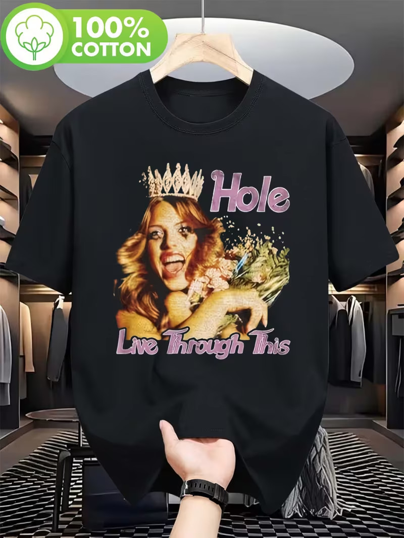 Hole Band Live Through This Unisex S-234XL Cotton Shirt