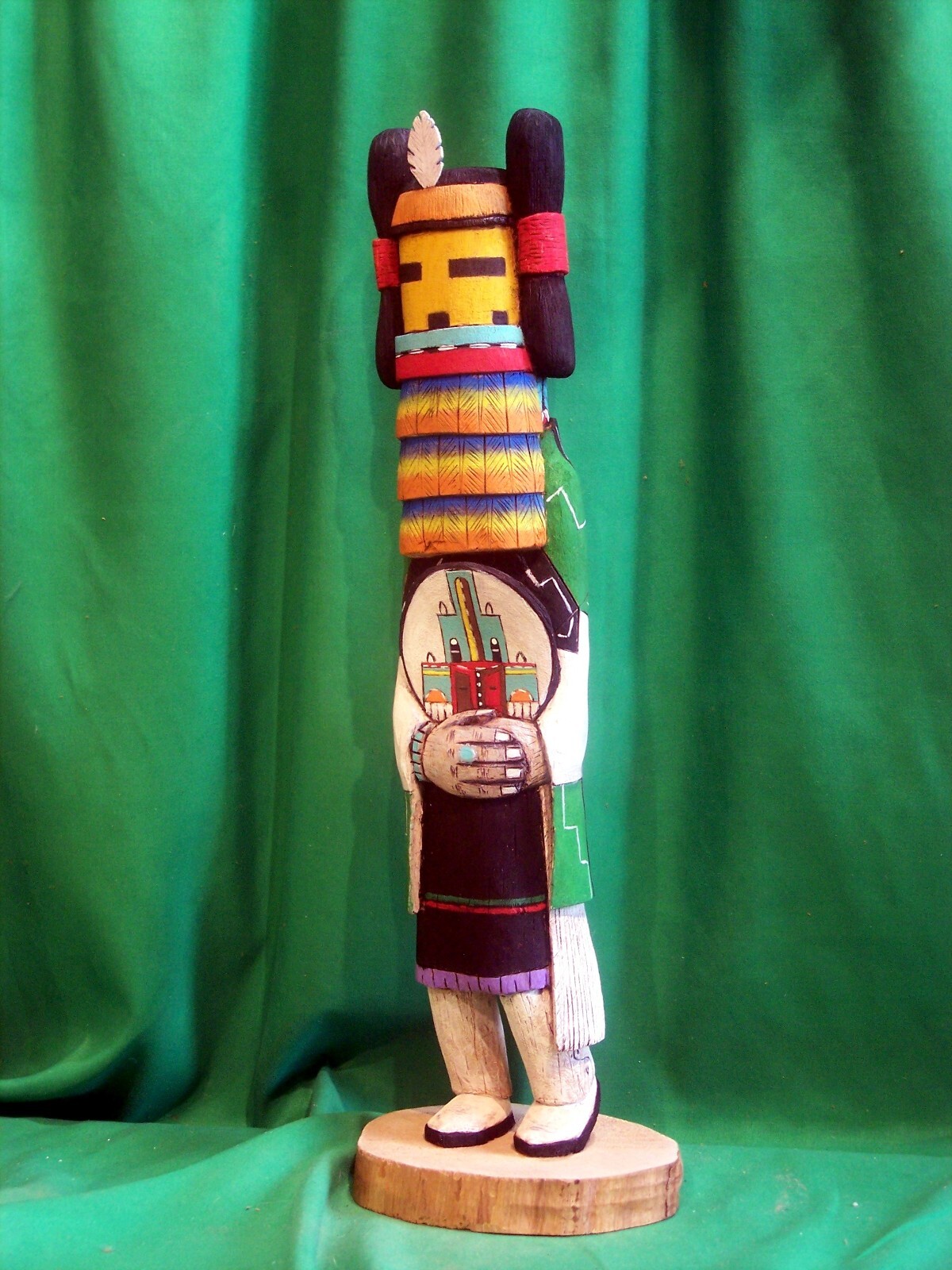 Hopi Kachina Doll - The Hemis Mana Kachina By Jacob Cook - Huge & Beautiful