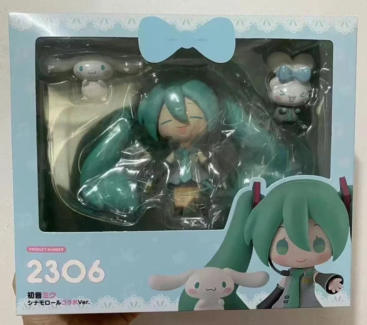 Nendoroid #2306 Hatsune, Miku x Cinnamoroll - 10cm Poseable, Figure Brand New