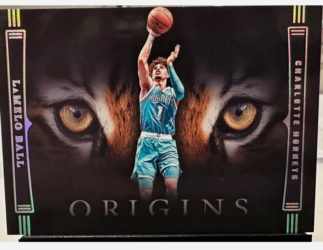 LaMelo Ball panini origins tigers eye ssp