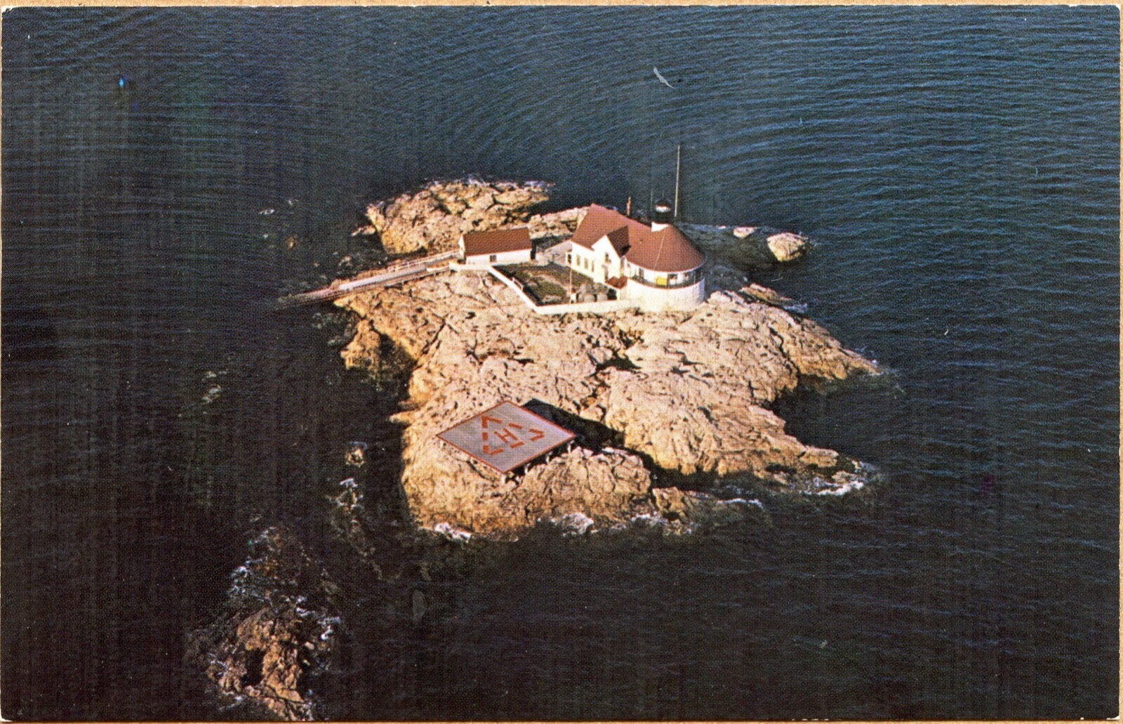 Cockholds ME Lighthouse Boothbay Harbor Region Maine Postcard Cockholds ME Lighthouse Boothbay Harbor Region Maine Postcard