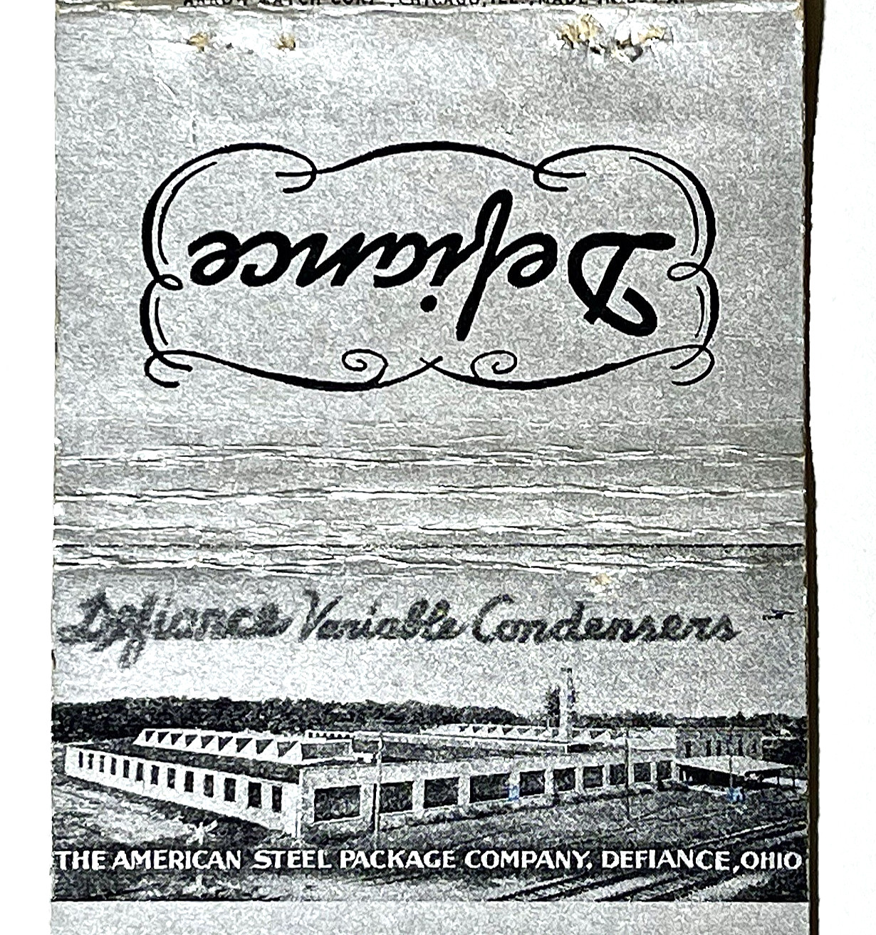 DEFIANCE, OHIO 1940's- AMERICAN STEEL PACKAGE CO, DEFIANCE VARIABLE CONDENSERS