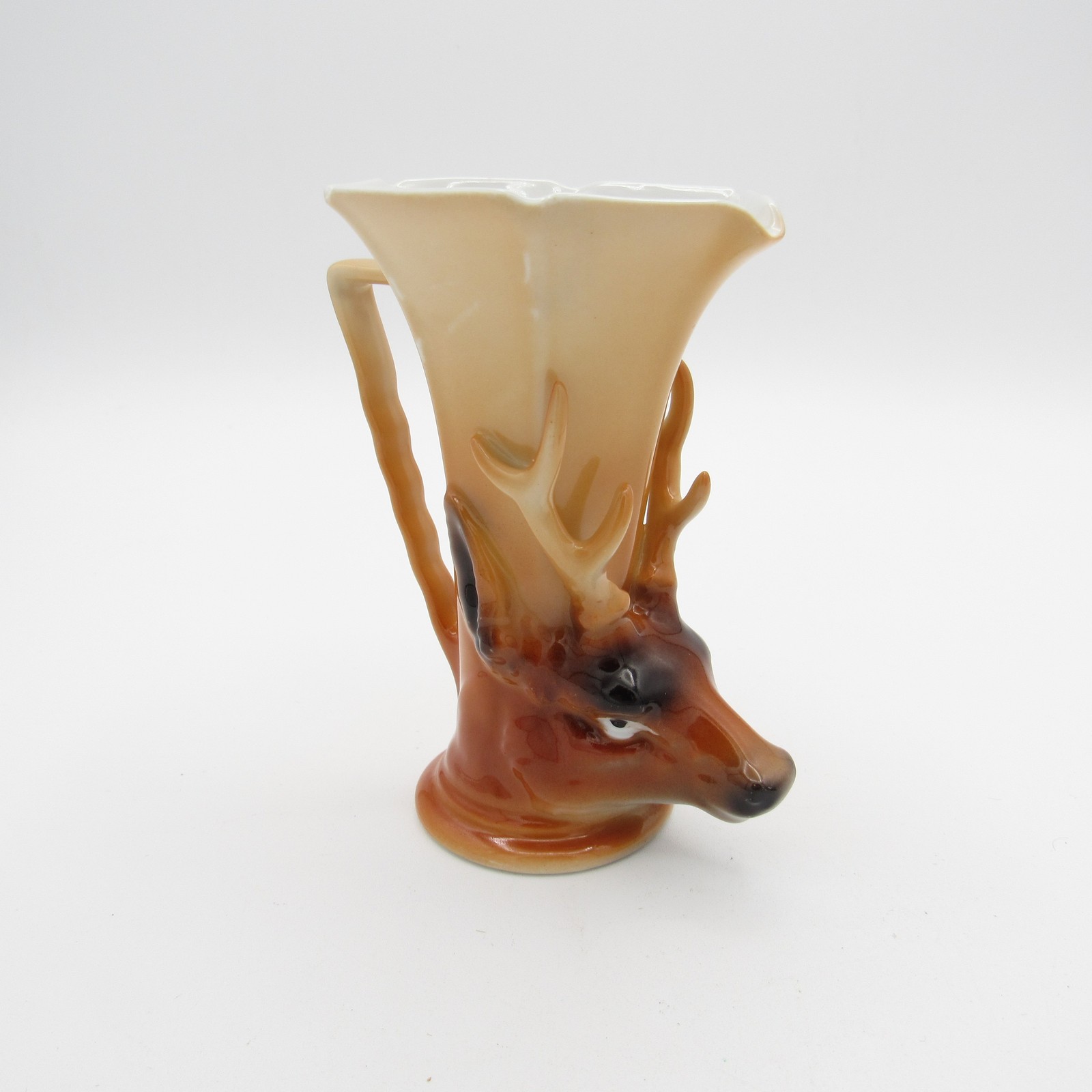 Antique Royal Bayreuth Elk, Moose Tall Creamer
