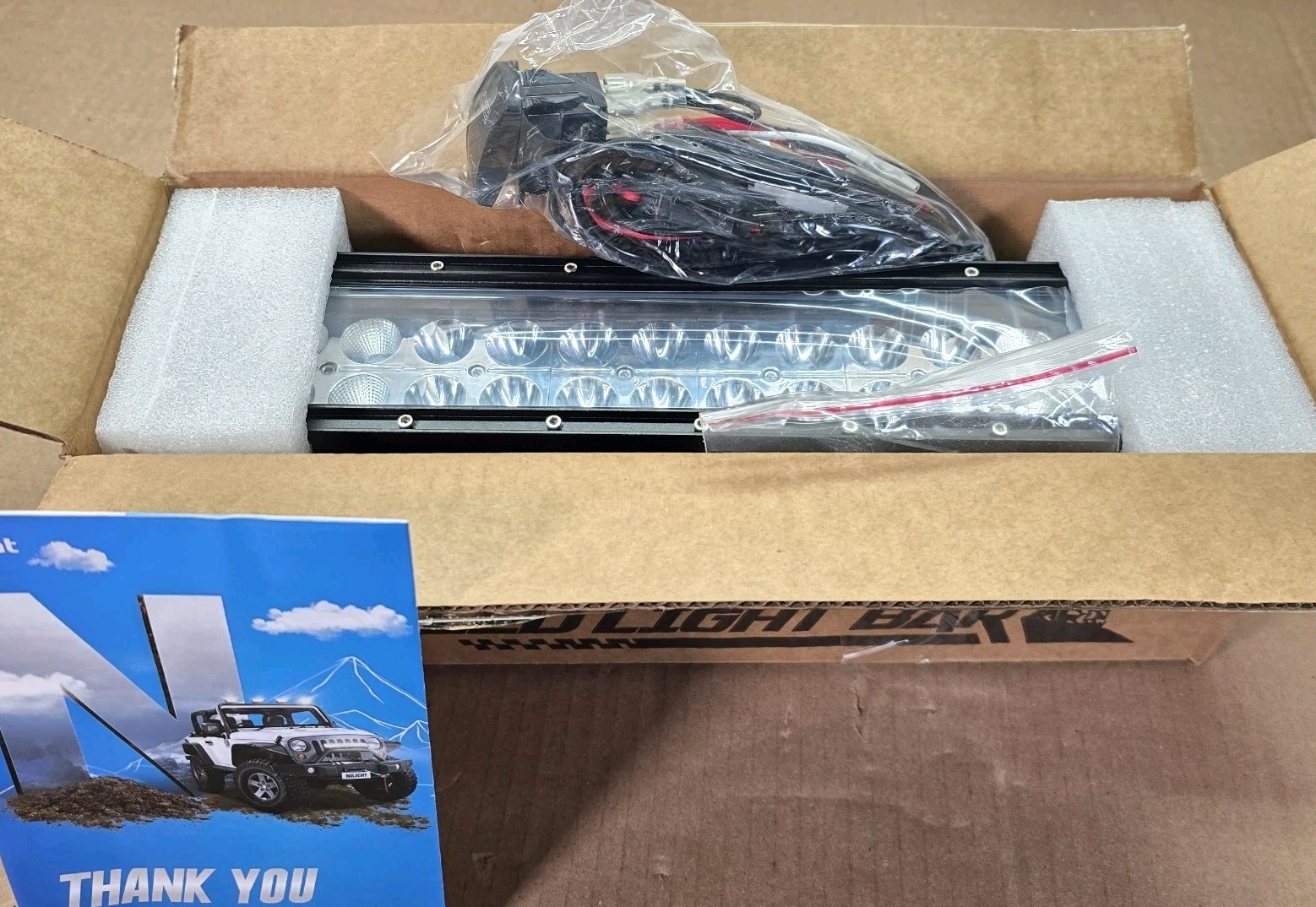 Nilight - ZH076 LED Light Bar Spot Flood Combo LED Off Road Lights 12