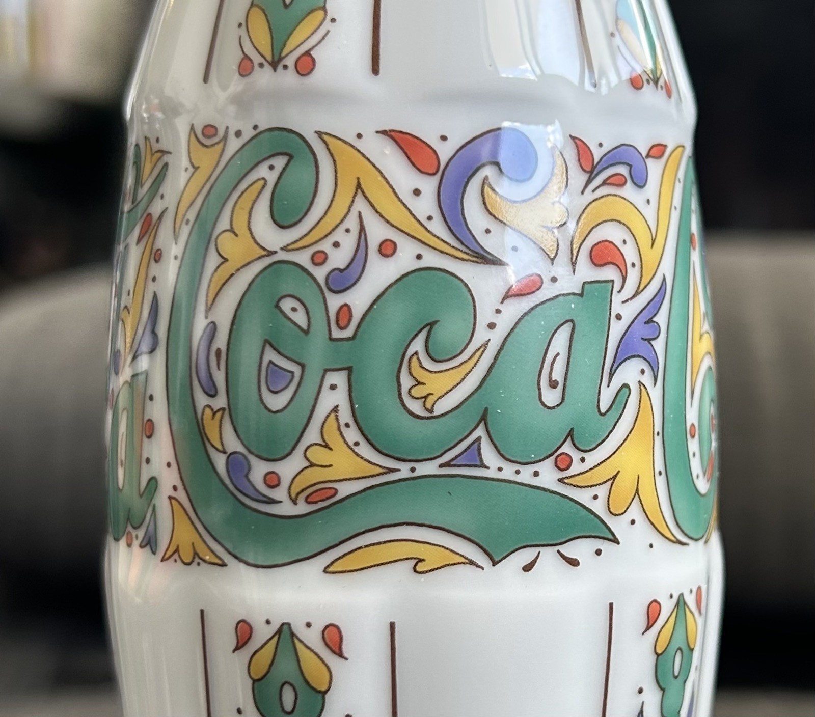 RARE Coca-Cola 1996/1997 Folk Art Series Morocco Bottle – Factory SAMPLE