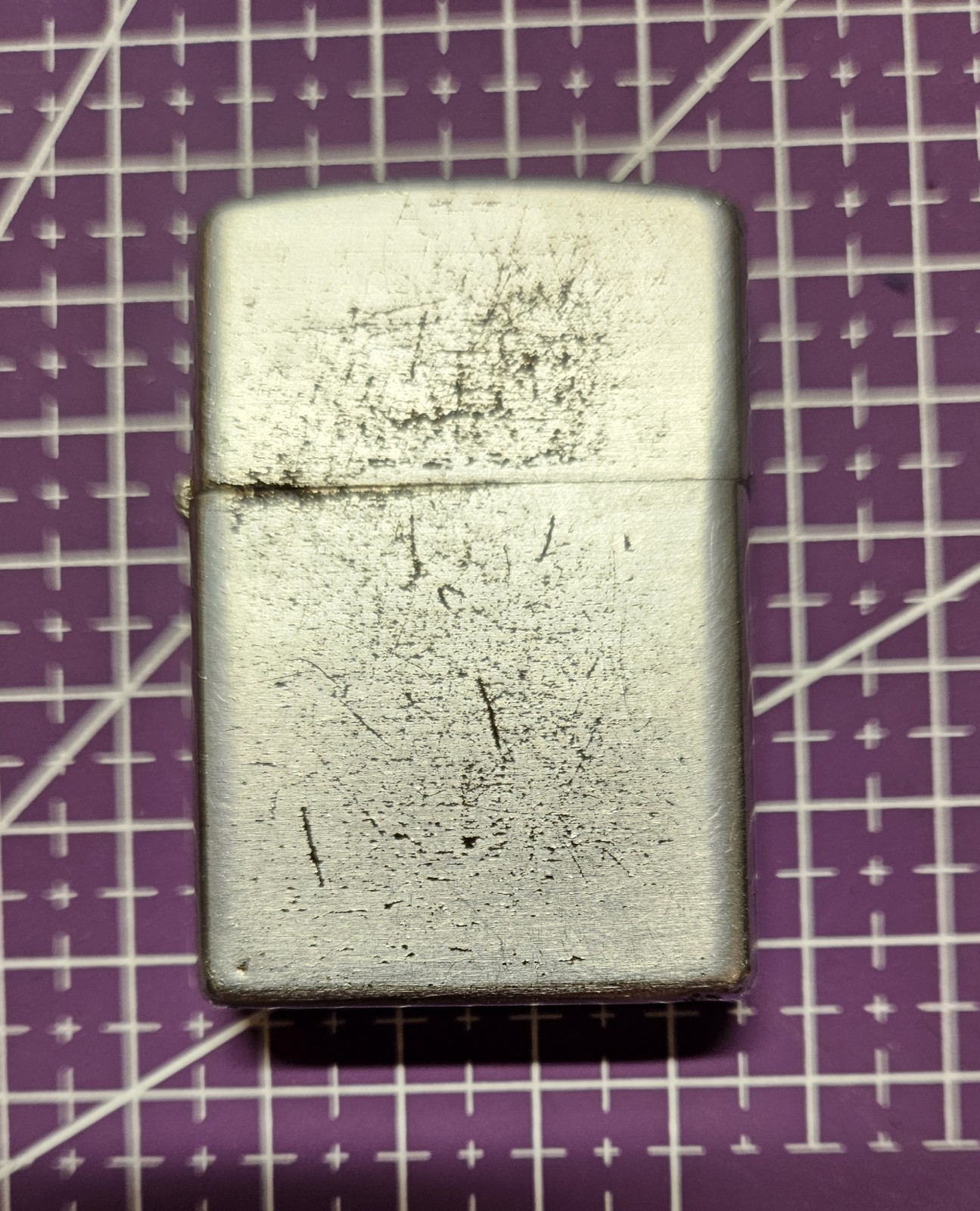 Vintage 1953 or 1954 Zippo Lighter Pat 2517191 Pat Pend Full Stamp Bradford PA