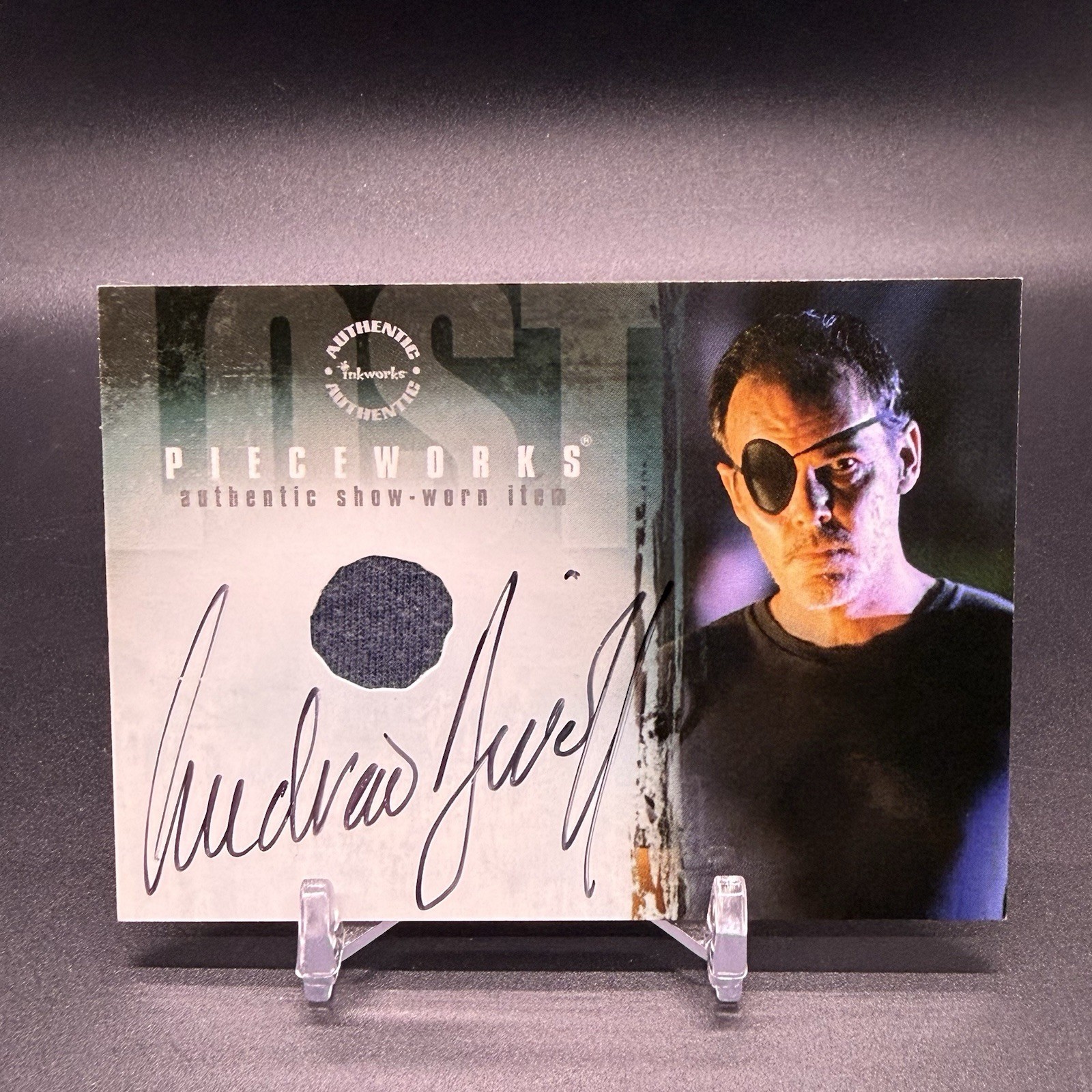 Show Worn Relic Auto 🚨2007 Inkworks LOST Andrew Divoff  As Mikhail Bakunin #1