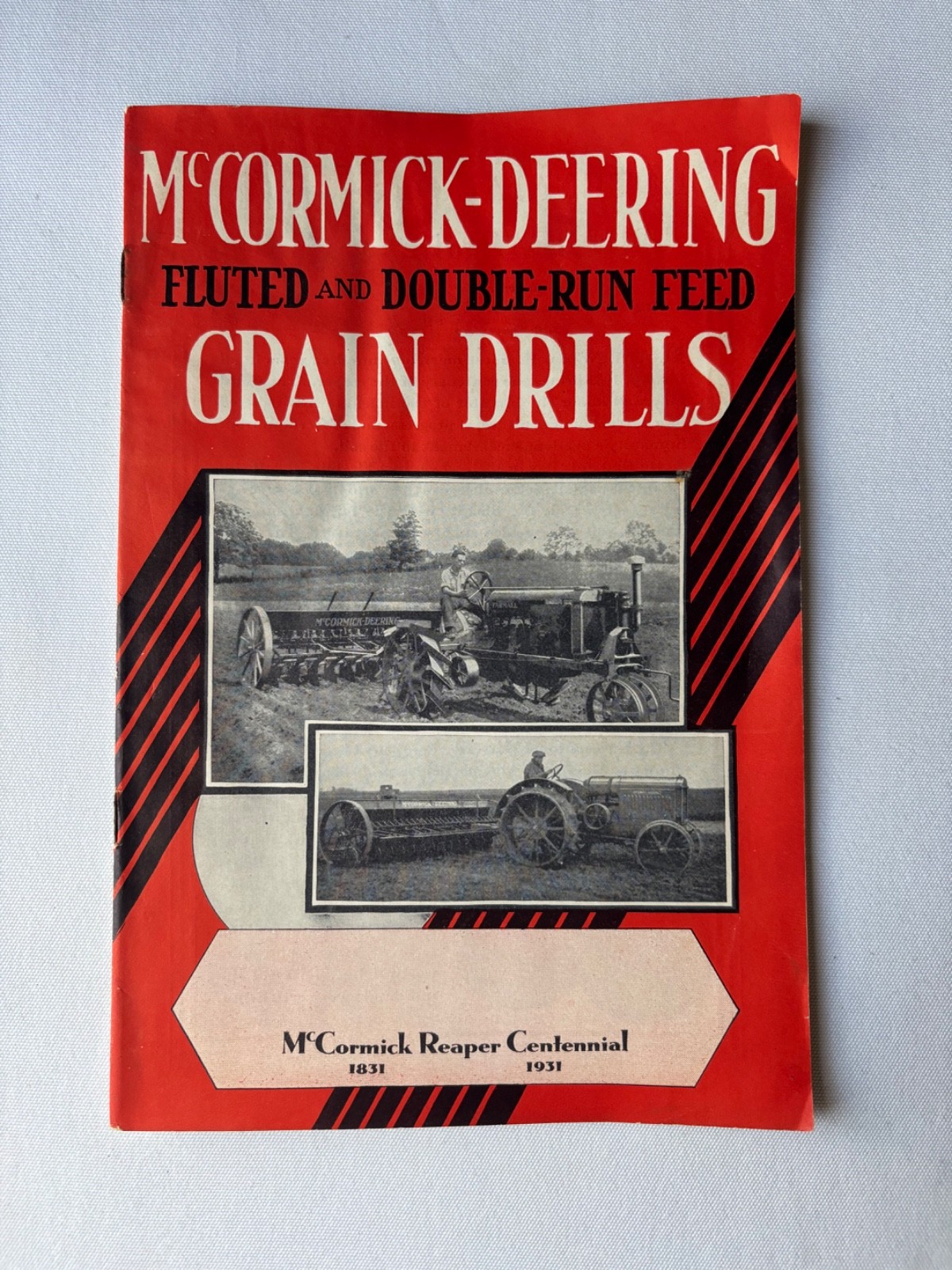 Antique McCormick-Deering Grain Drills Catalog Circa 1931 Great Illustrations Antique McCormick-Deering Grain Drills Catalog Circa 1931 Great Illustrations