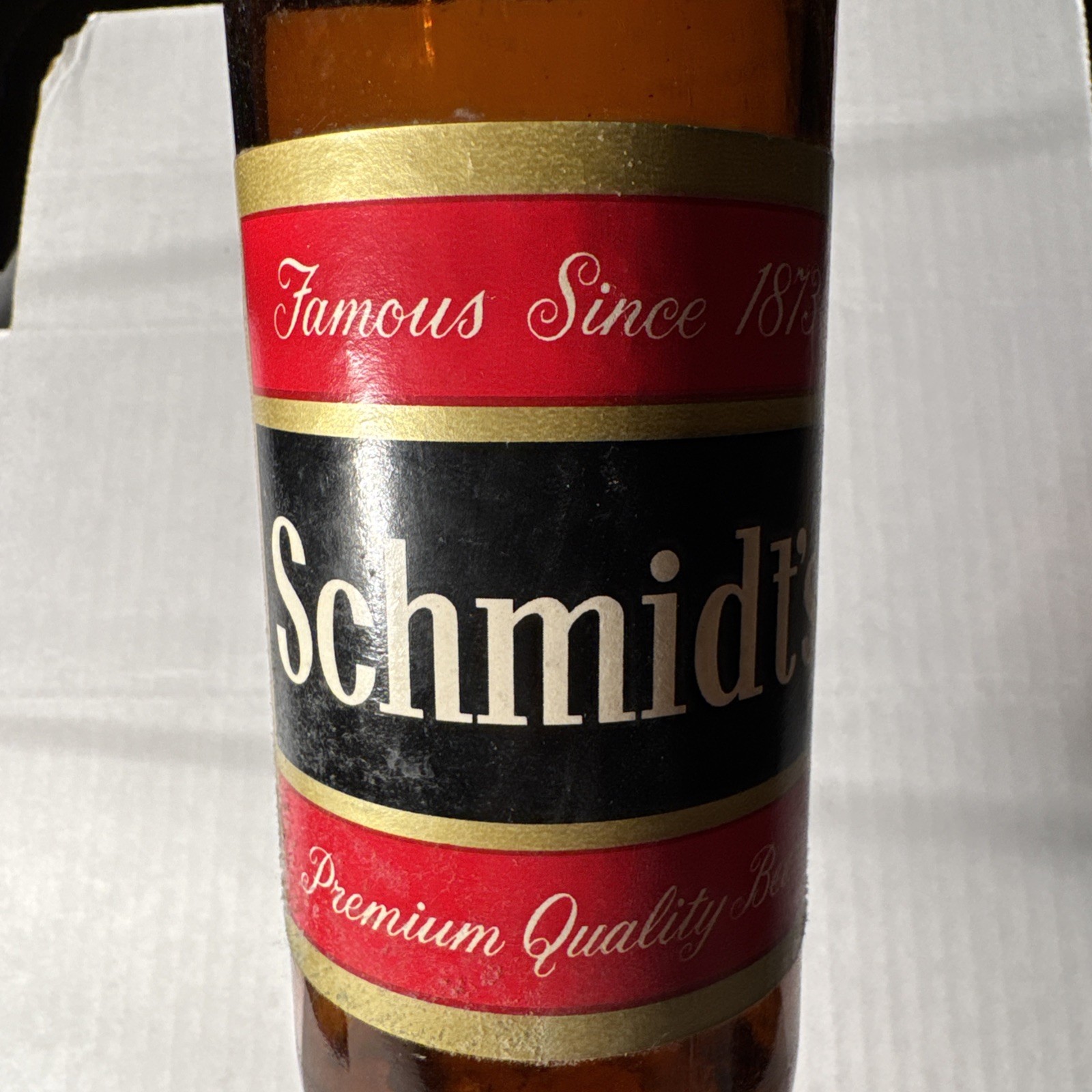 Schmidt’s Premium Quality Beer Brewed by E&B Brewing co Detroit Michigan12oz