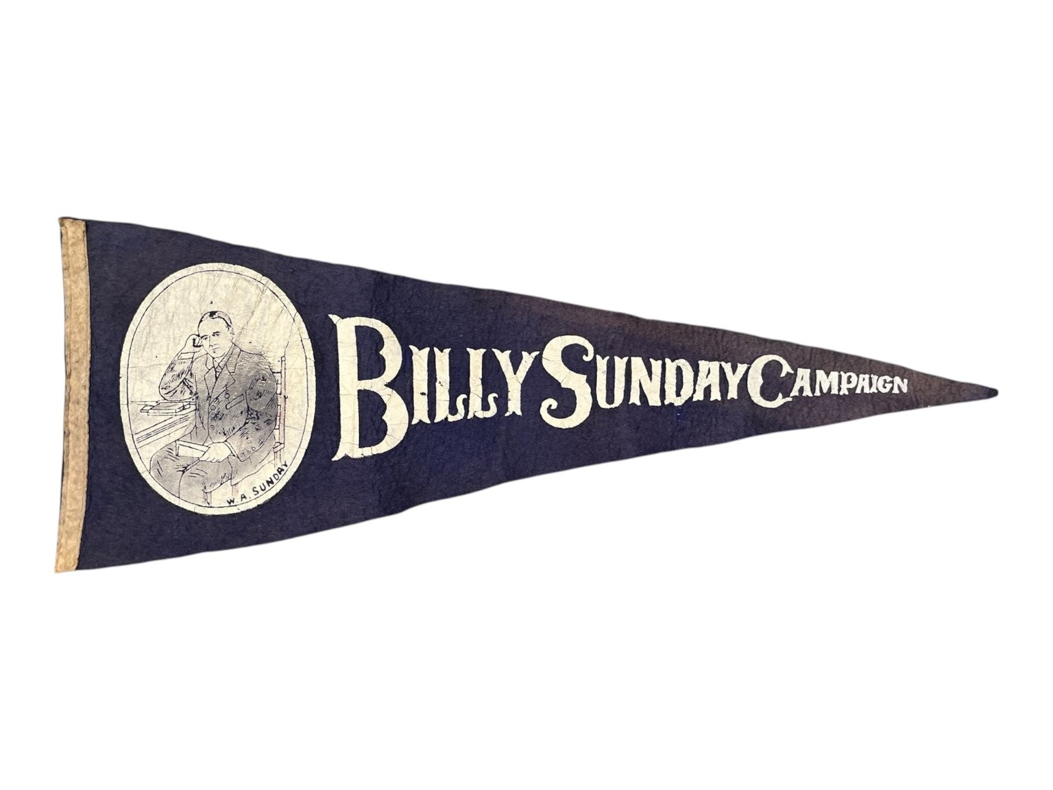 Vtg c. 1910 Billy Sunday Campaign Religious Speaker Baseball Player 30\