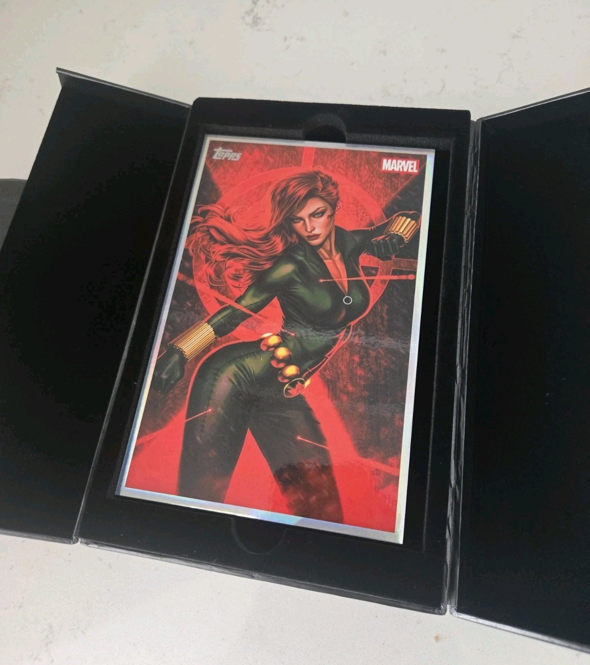 2026 Topps Marvel Vault Black Widow Originals Topper W/ Empty Box #VO-03