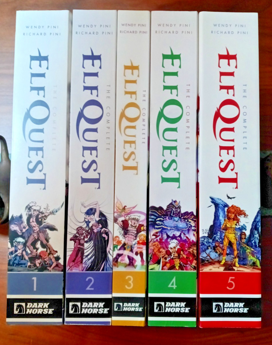 Dark Horse The Complete Elfquest Volumes 1, 2, 3, 4, 5 TPB Graphic Novel Lot