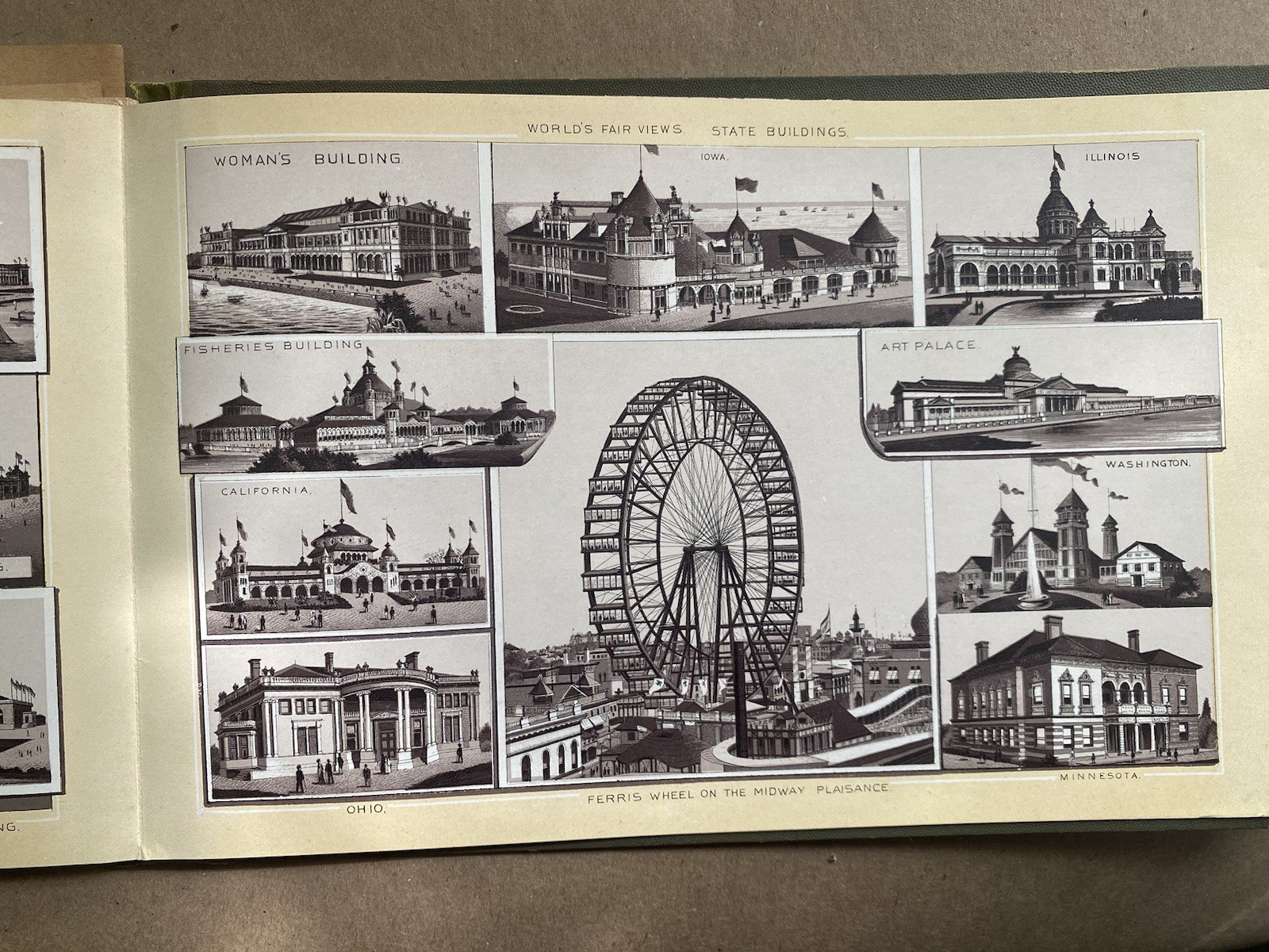 Vtg 1893 Chicago Worlds Fair Booklet Columbia Expo Pictures & Descriptions