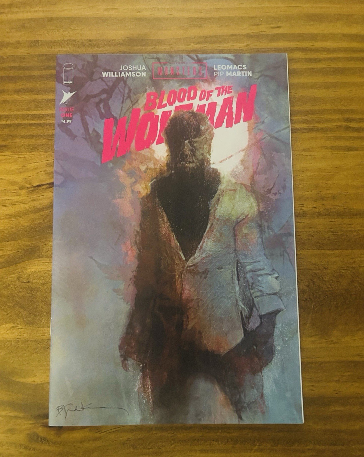 Blood Of The Wolf Man #1 - Bill Sienkiewicz - Clobberin' Comics SDCC Exclusive Blood Of The Wolf Man #1 - Bill Sienkiewicz - Clobberin' Comics SDCC Exclusive
