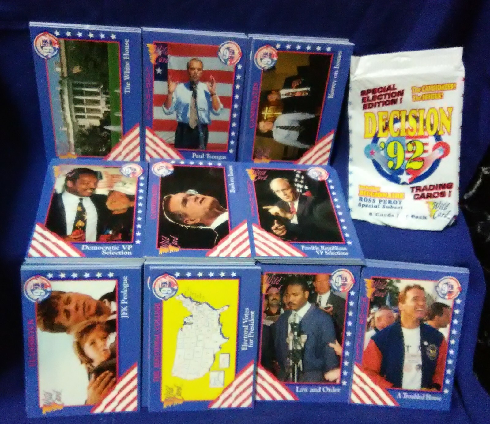 1992 Wild Card DECISION 92’ Trading Card BASE SET (100) with Wrapper