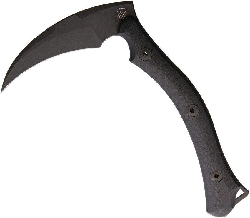 Bastinelli Creations Reaper Tac Black G10 Bohler N690 Fixed Blade Knife 201