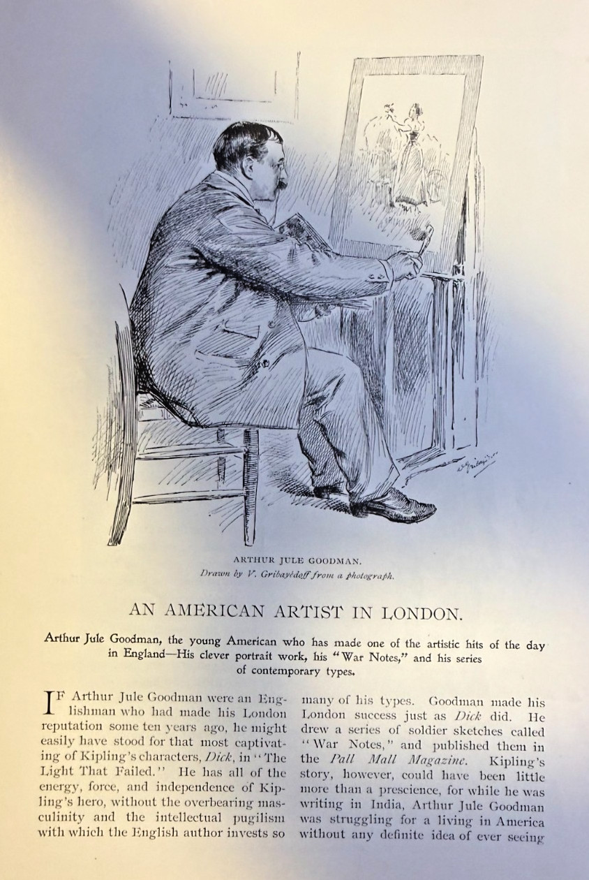 1897 Artist Jule Goodman illustrated
