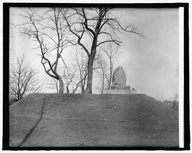 Photo:Fort Stevens Memorial Monument Trees 1910-1925