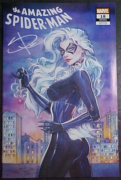 SABINE RICH SIGNED AMAZING SPIDERMAN #18 w/COA NM- 2023 MARVEL COMICS