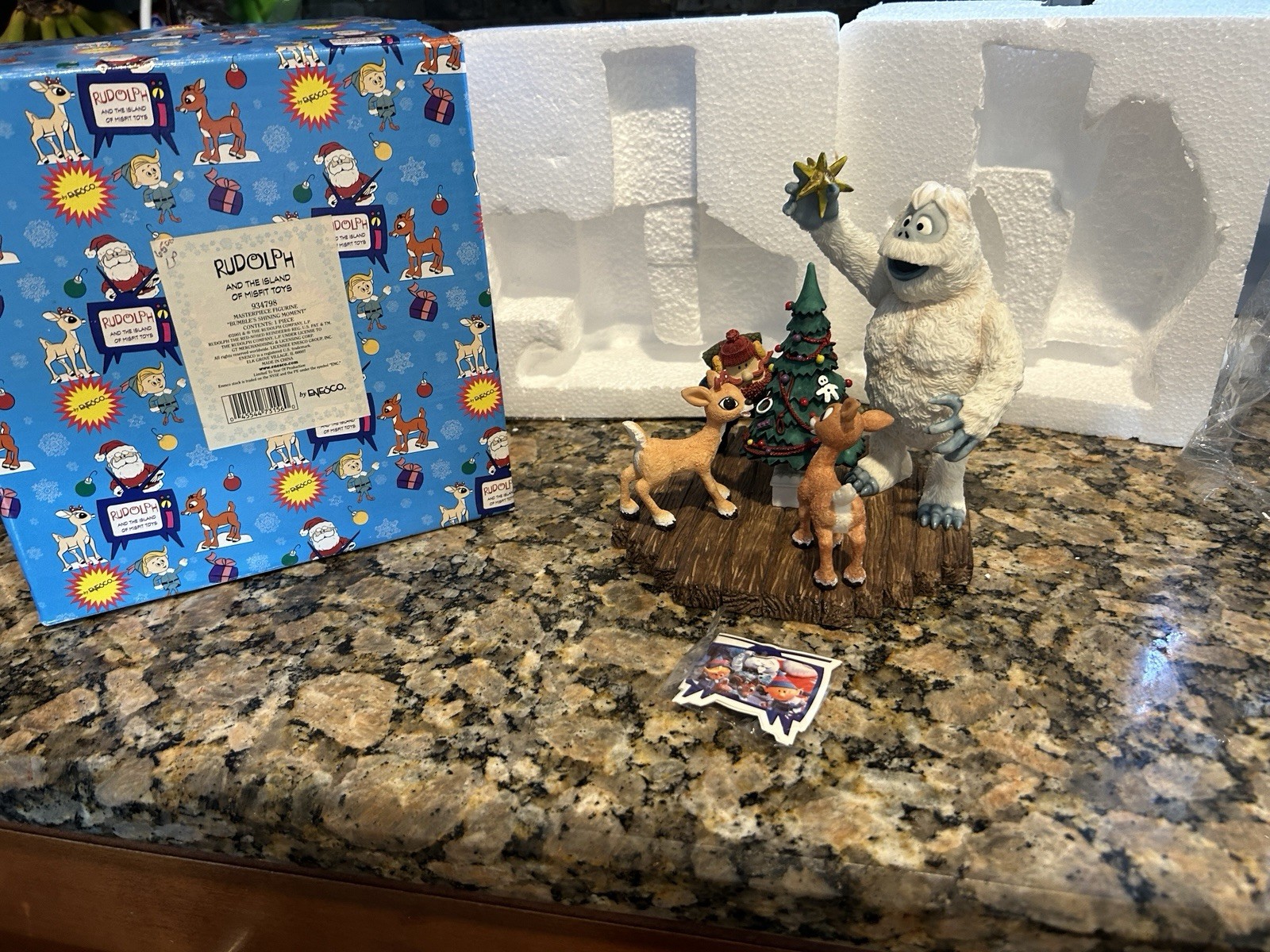 VTG Rudolph Island Of Misfit Toys Bumbles Shining Moment Christmas Tree Enesco