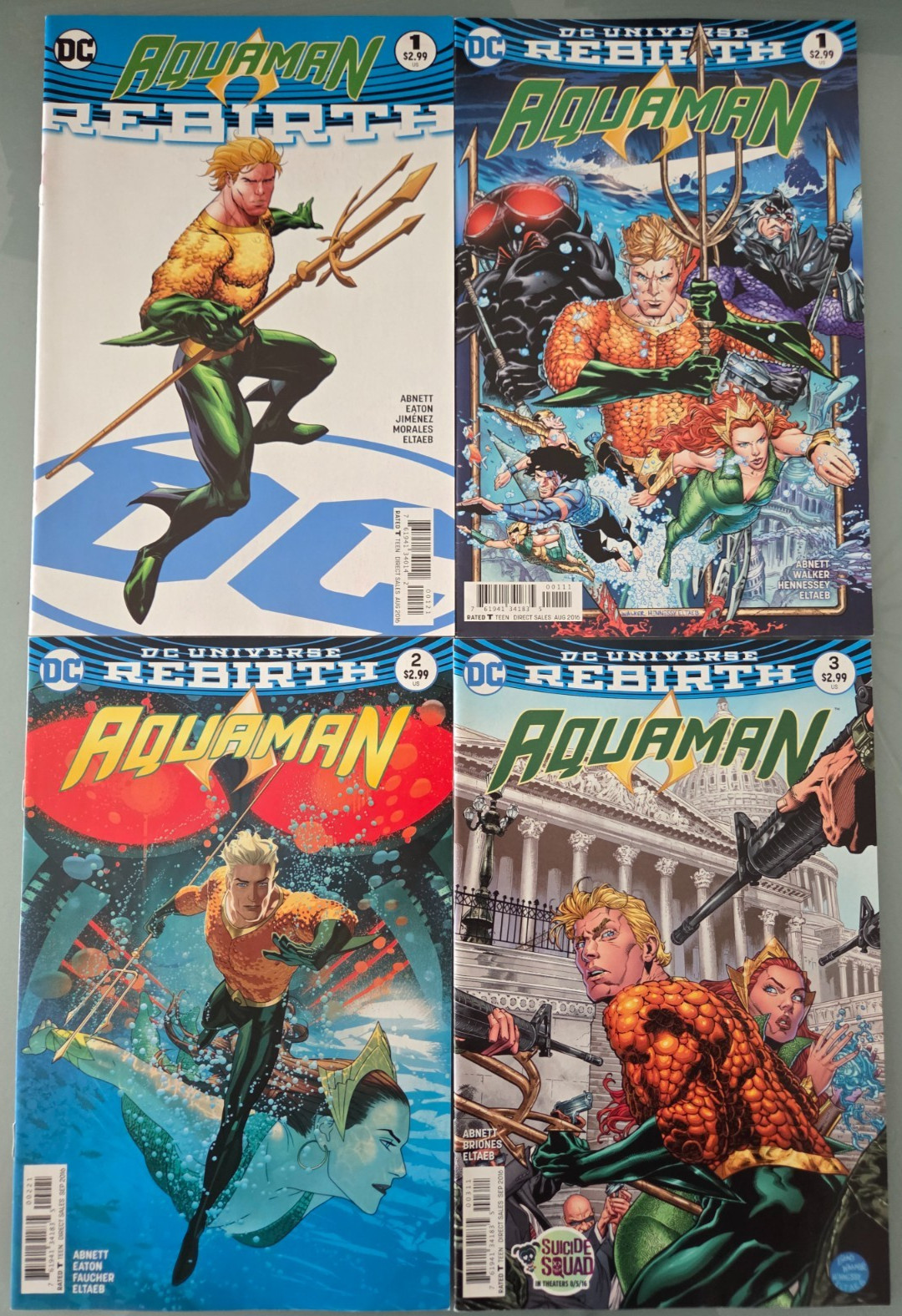 AQUAMAN #1-65 (2016) DC REBIRTH COMICS SET OF 65 ISSUES NEAR COMPLETE SERIES