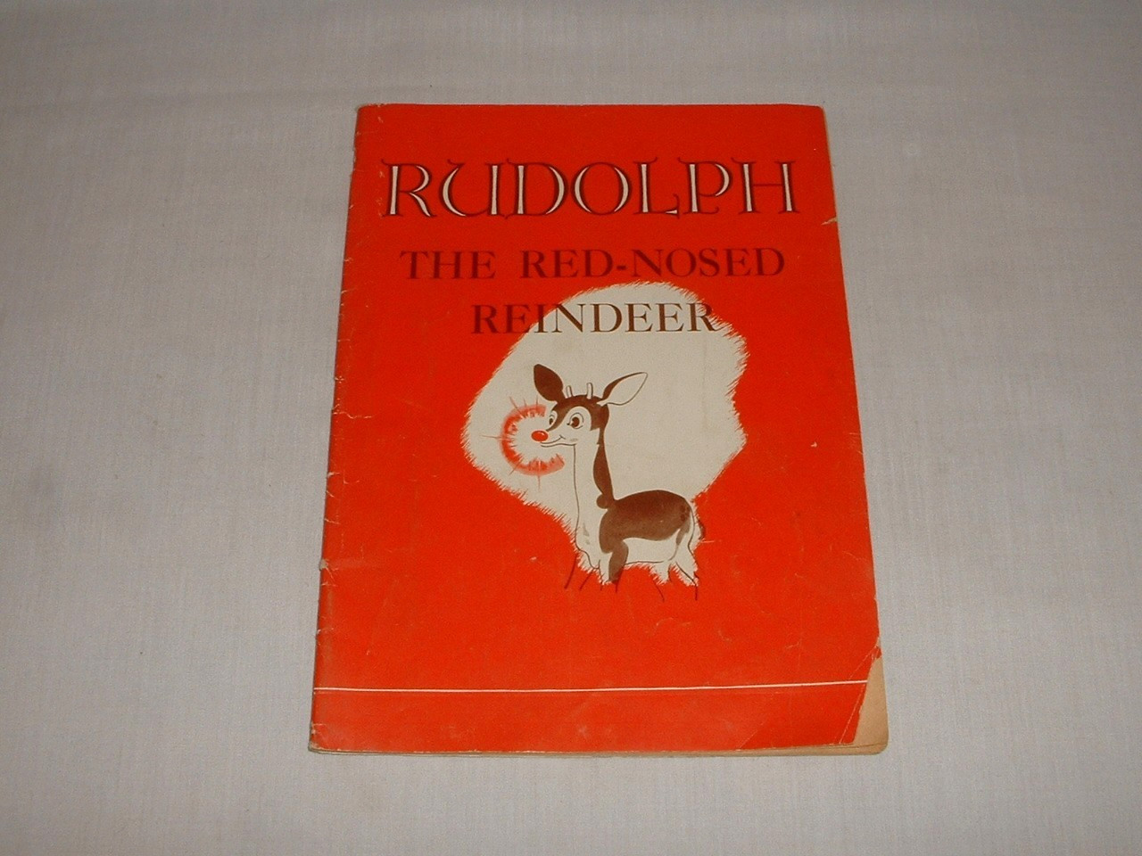 First Edition 1939 Montgomery Ward Rudolph the Red-Nosed Reindeer Tri Motor Book