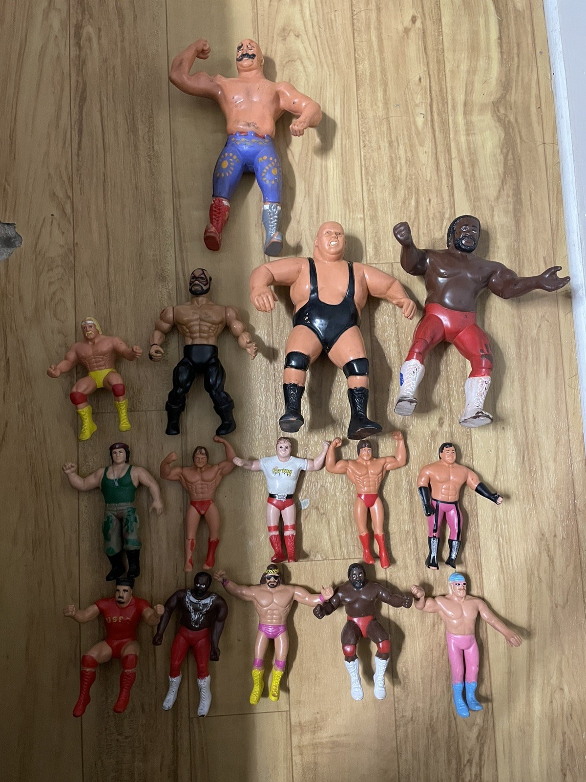(15) 1984 LJN Vintage Wrestling Figure Lot WWF WWE hulk hogan 