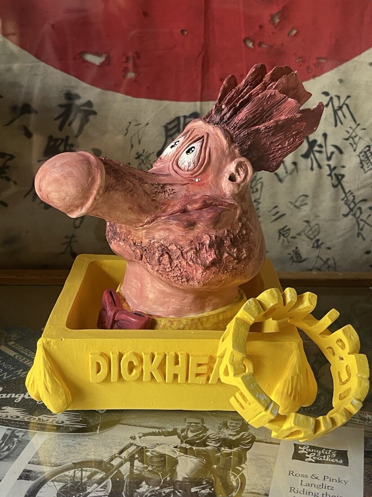 ceramic incense burner Don’t Be Dickhead handmade One And Only Unique Fun Gift