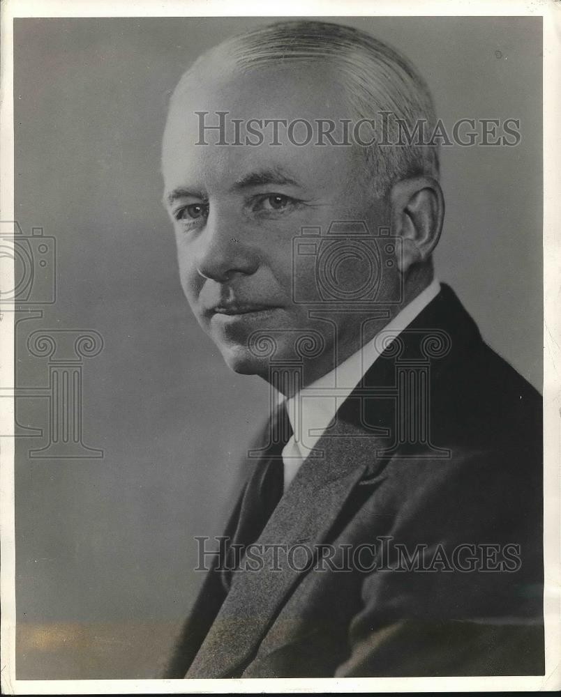 1944 Press Photo Robert R Young, chairman of Chesapeake & Ohio RR 1944 Press Photo Robert R Young, chairman of Chesapeake & Ohio RR