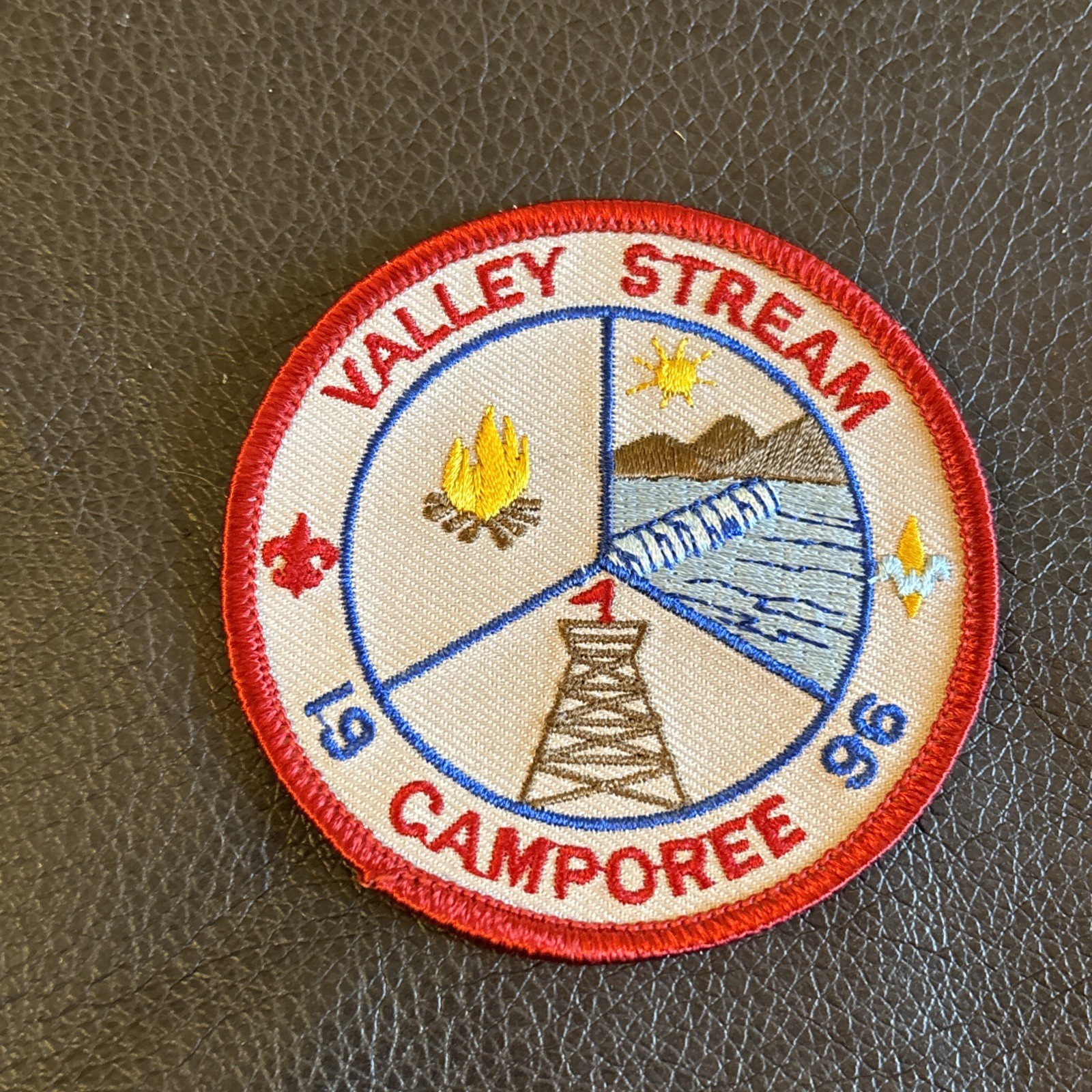 Vintage 1996 Valley Stream NY LONG ISLAND Camporee Patch Boy Scouts America BSA Vintage 1996 Valley Stream NY LONG ISLAND Camporee Patch Boy Scouts America BSA