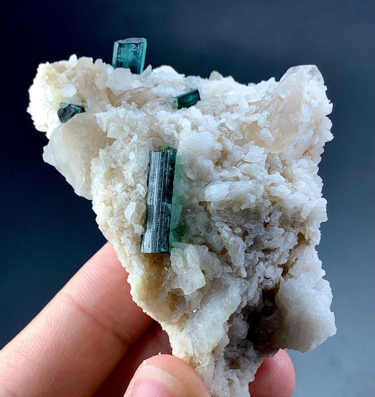 436 Carat Blue Tourmaline Crystal Specimen From Afghanistan