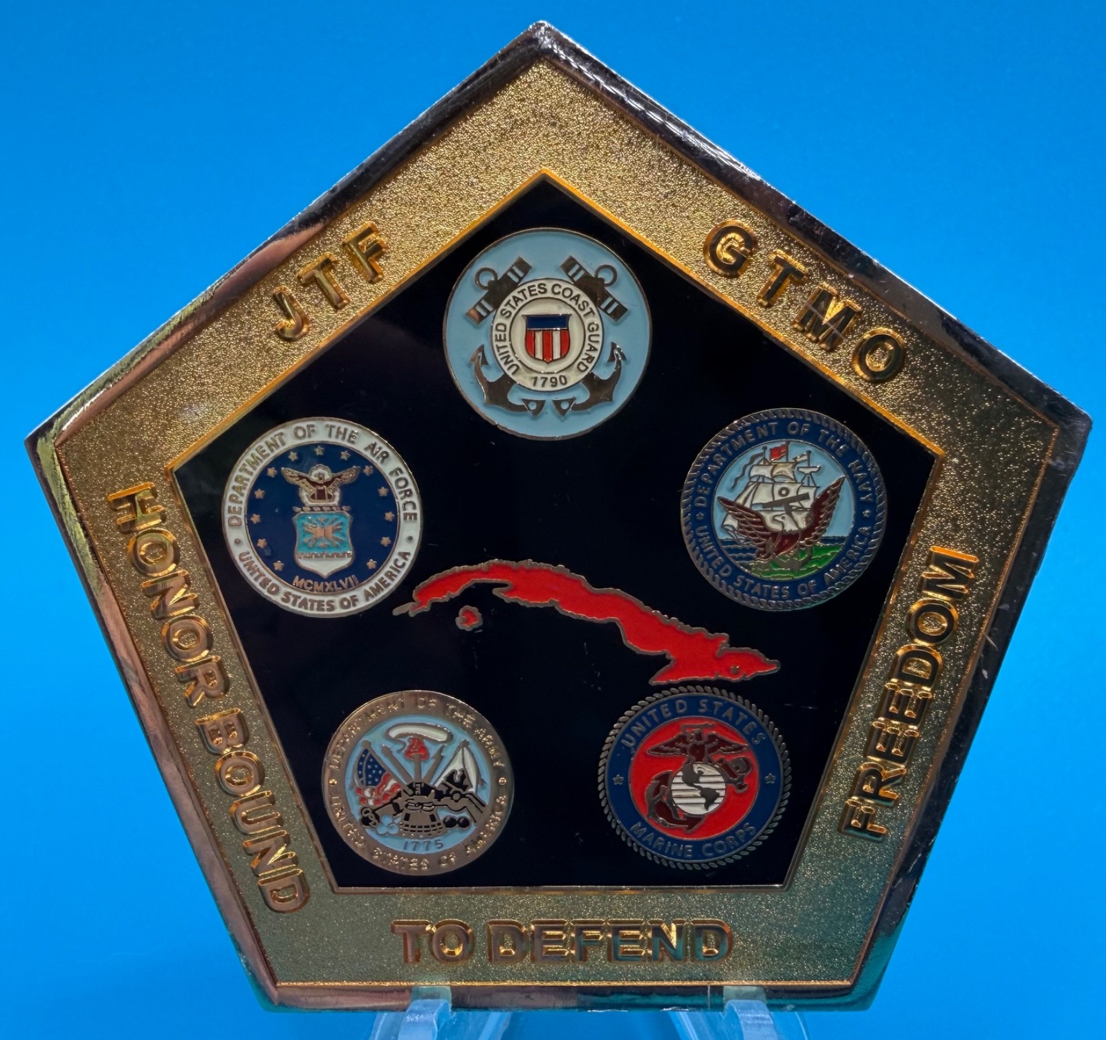JTF GTMO Guantanamo Bay MSST 91112 New Orleans NS VHTF Military Challenge Coin