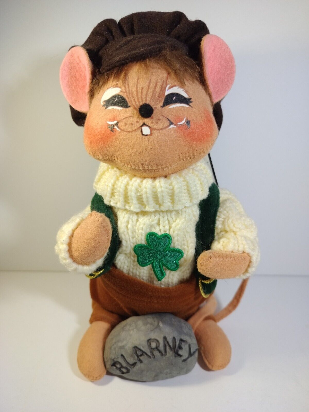 Annalee 10 Inch Blarney Stone Irish Mouse/Doll Excellent Condition 