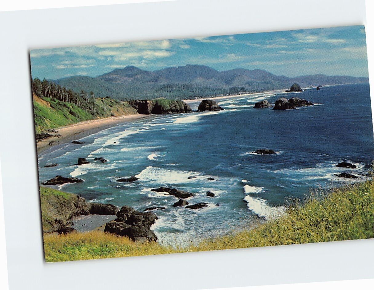 Postcard Picturesque Oregon Coast Oregon USA
