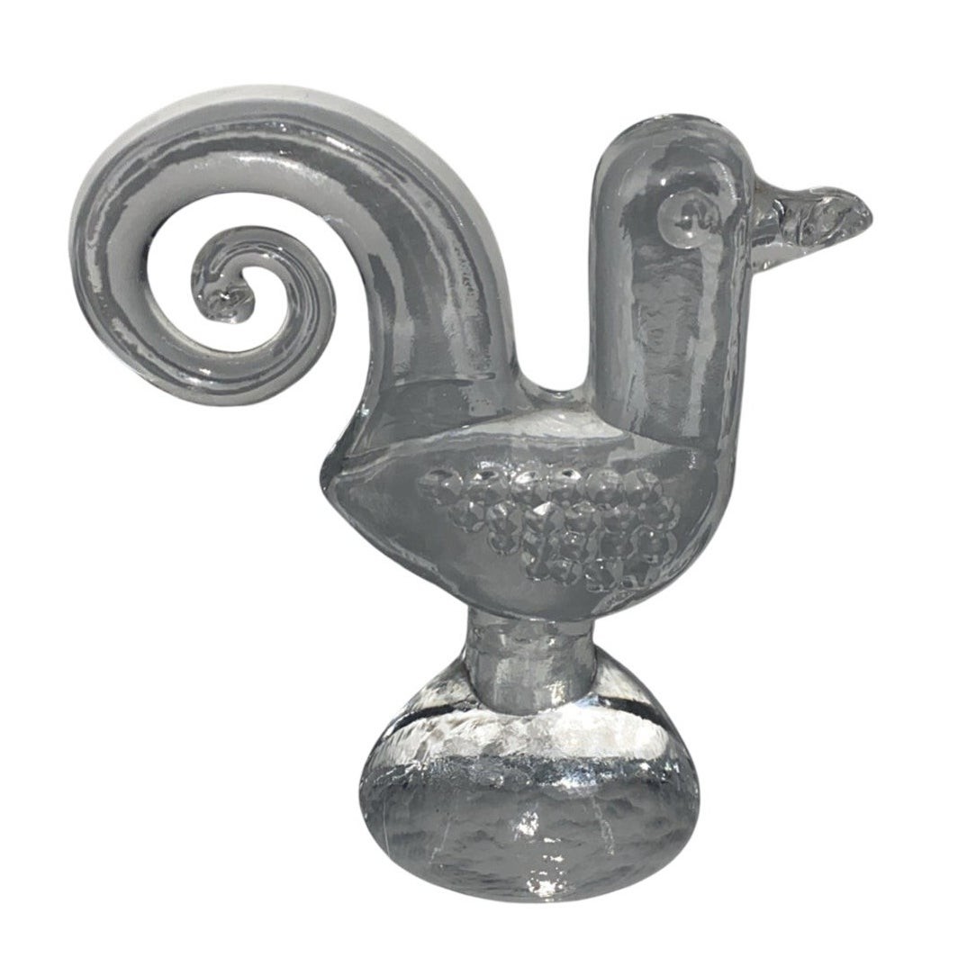 Kosta Boda Glass Rooster