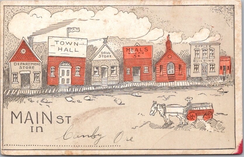 c1910s CANBY, Oregon Postcard 