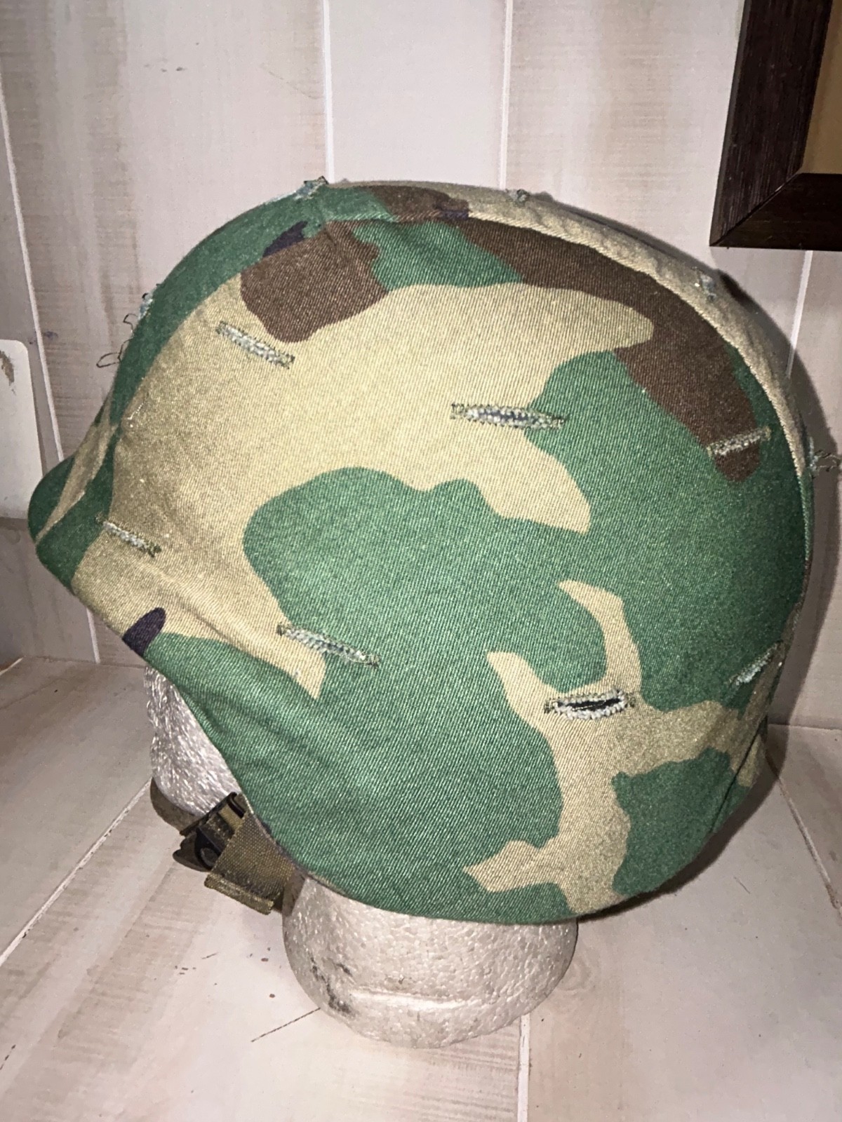 Original US Army PASGT Helmet with Woodland Cover