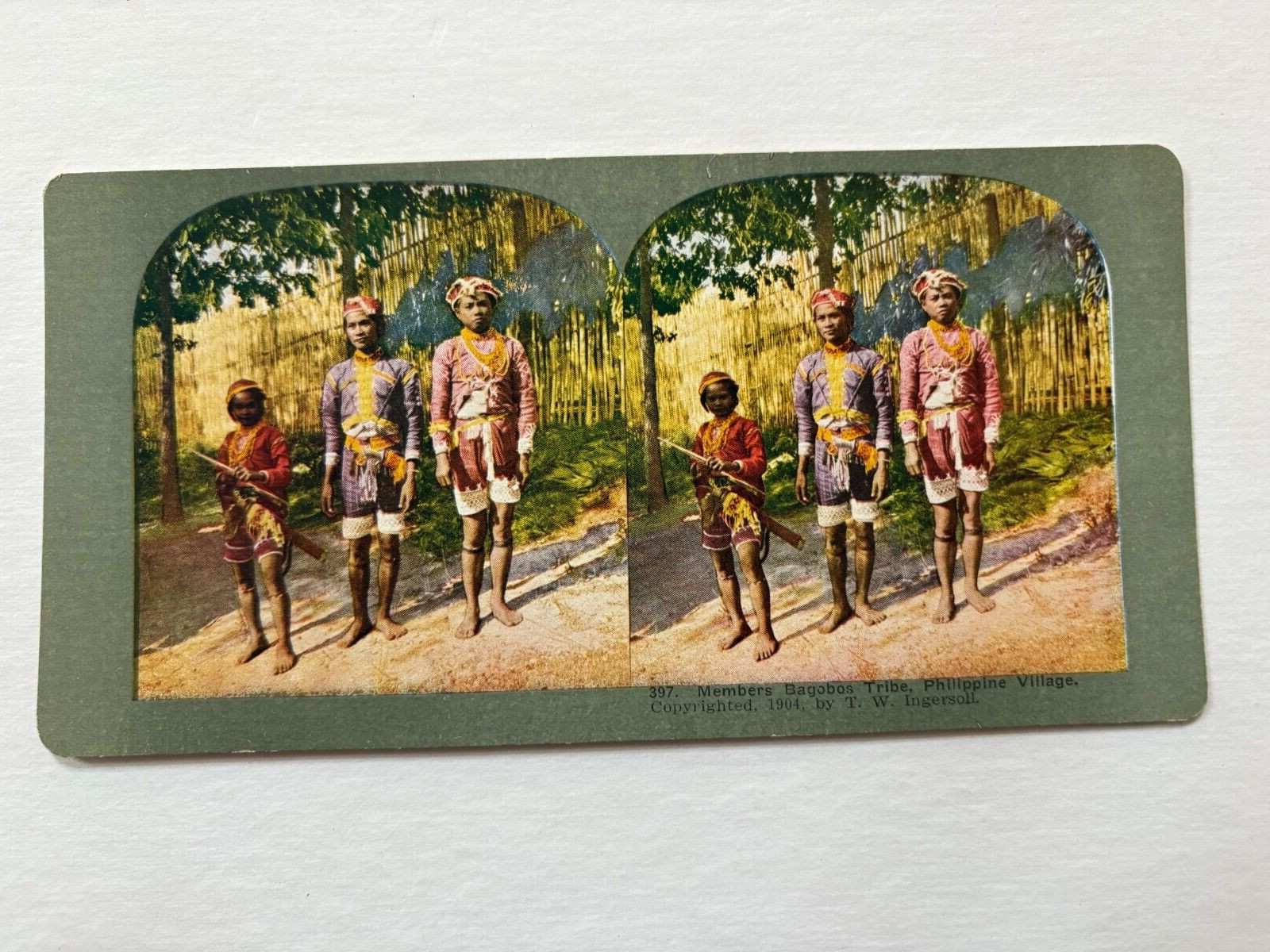 Fantastic 1904 Stereoscope Card w/ \