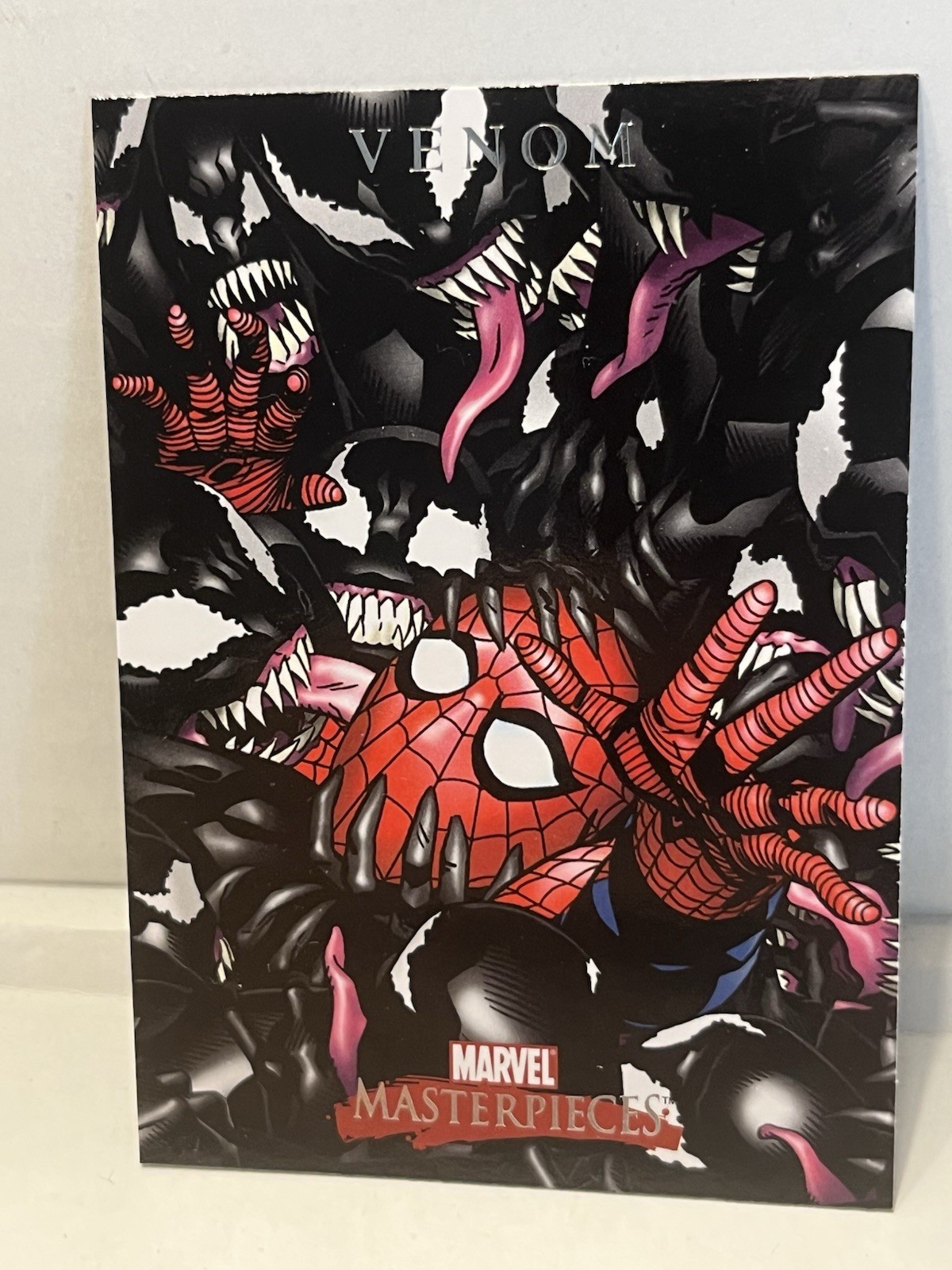 Venom 2008 Upper Deck Marvel Masterpieces Series 2 Promo Card Spider-man P8