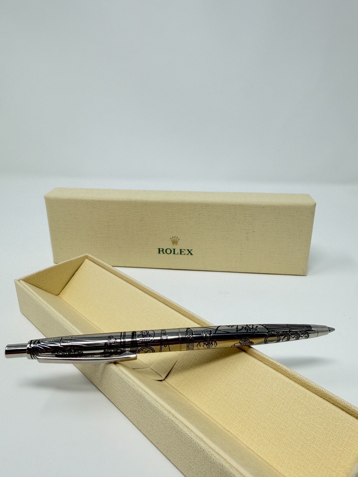 Rolex Silver Design Signature Pen AD VIP Gift