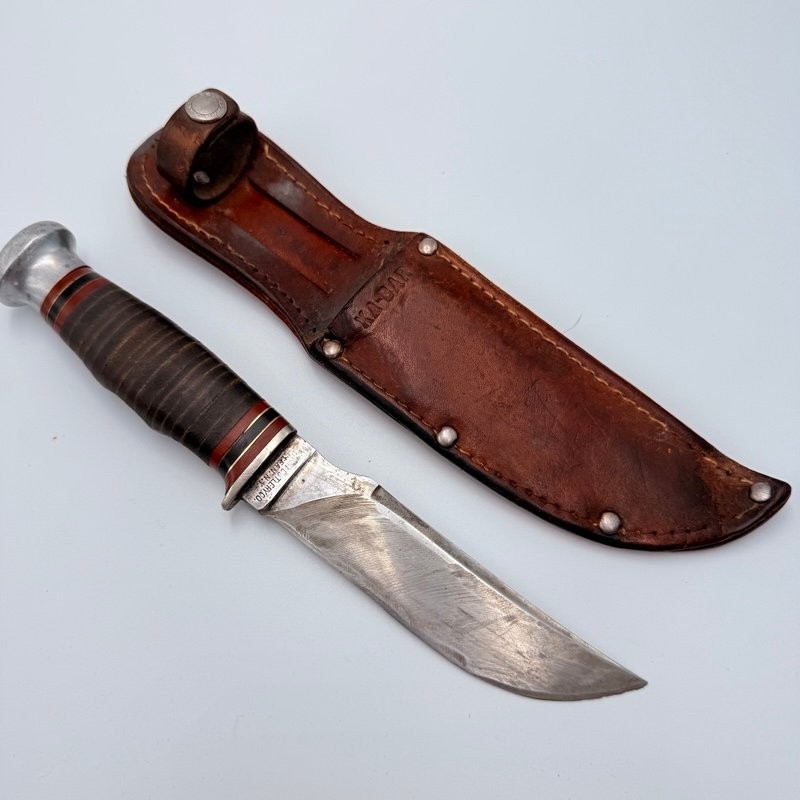 KA-BAR UNION CUTLERY OLEAN,N.Y. PAT AUG,31, 1926 STRAIGHT BLADE KNIFE