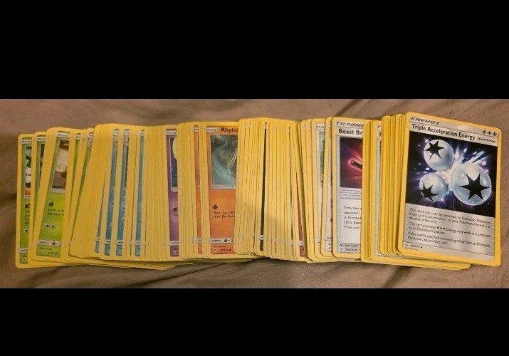 Pokemon SM Unbroken Bonds, COMPLETE UNCOMMON, COMMON & TRAINER SET, 115/115