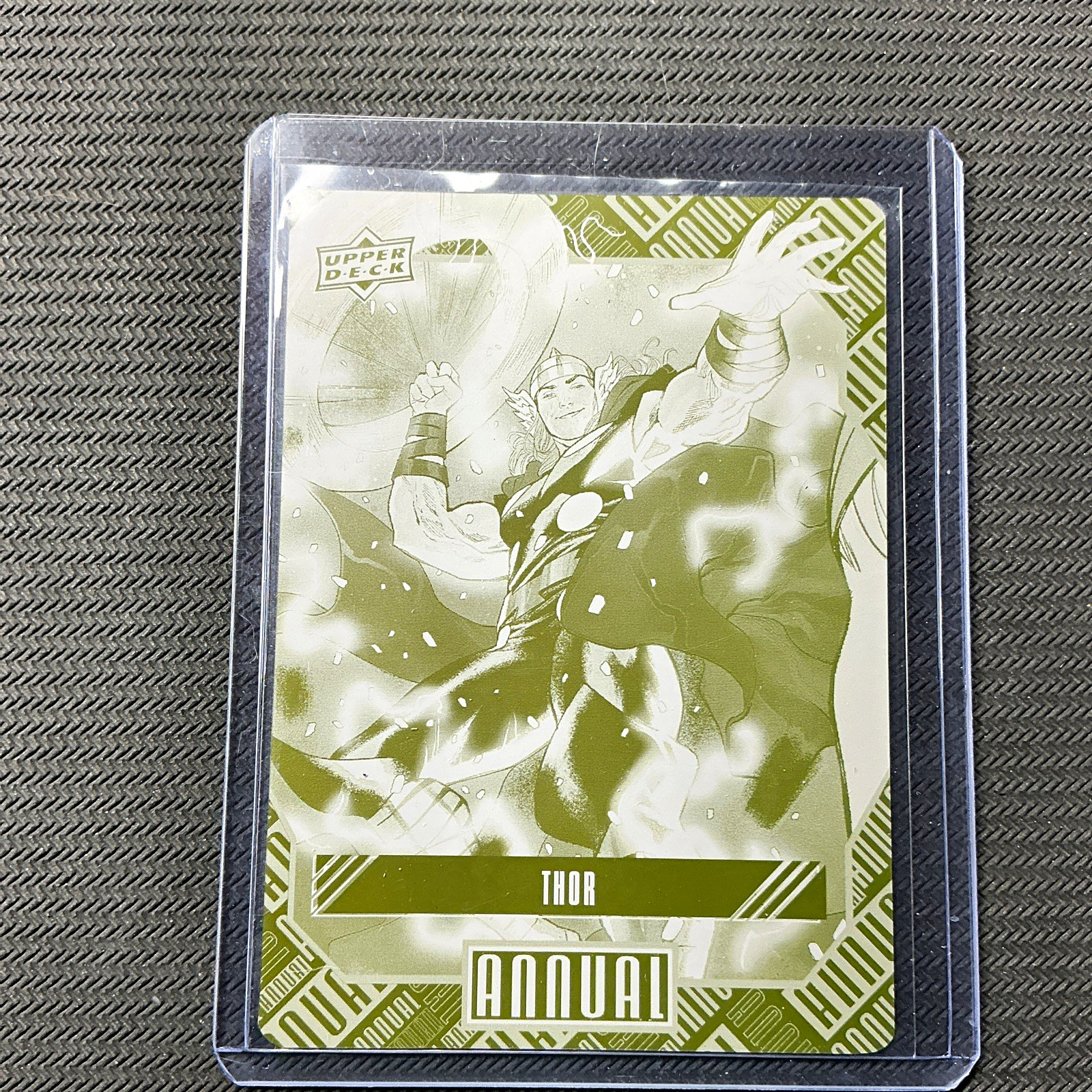 Upper Deck 2023-24 Marvel Annual Thor #86 Yellow Printing Plate 1/1