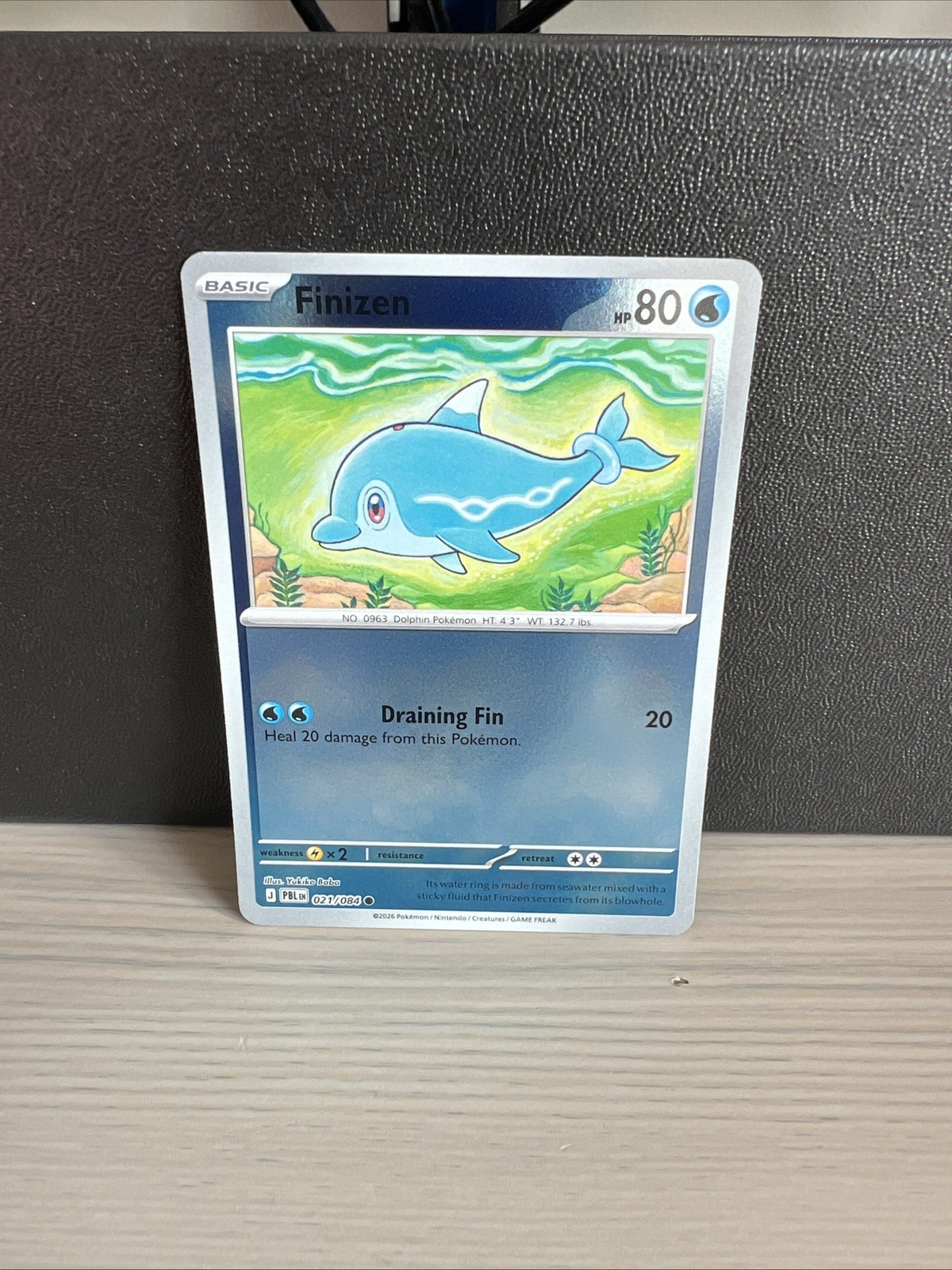 Finizen 021/084 Reverse Holo Common Pitch Black ME05 Pokemon NM