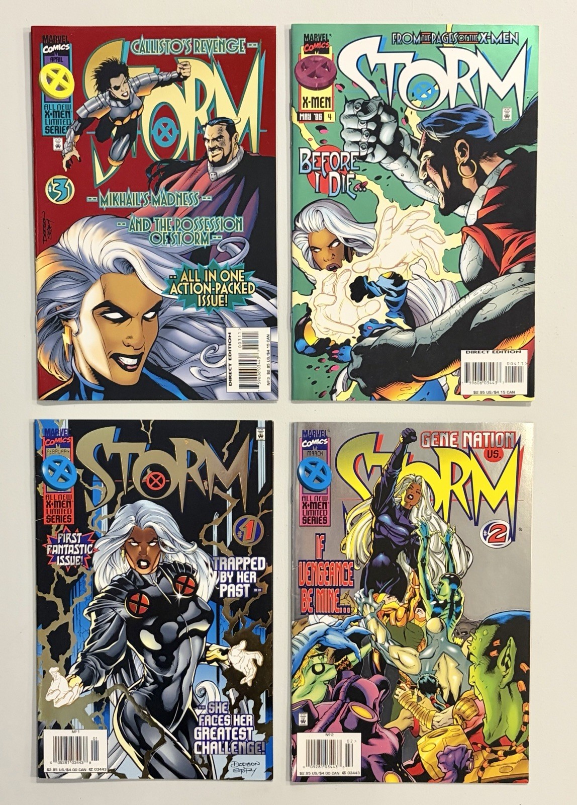 Marvel X-Men Storm #1–4 Complete Mini-Series 1996 NM Ellis/Dodson