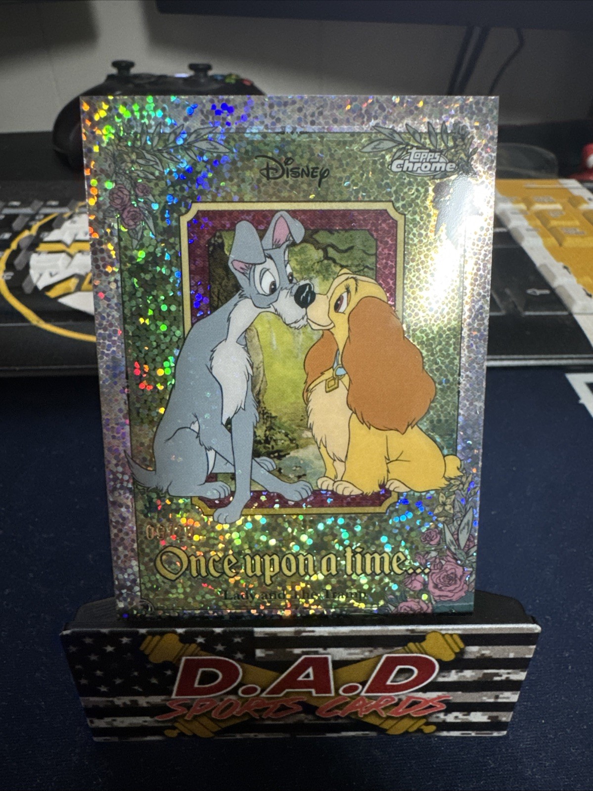 2024 Topps Chrome Disney Lady And The Tramp Once Upon A Time Sparkle /20