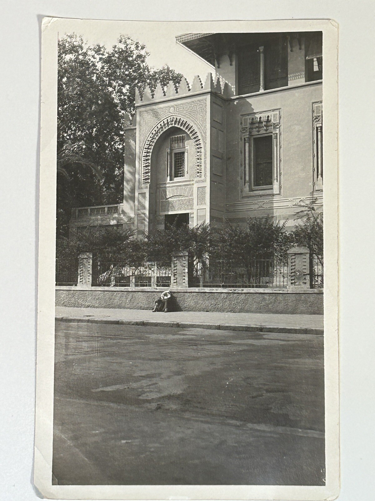 Vintage Photo Cairo Egypt French Embassy Man