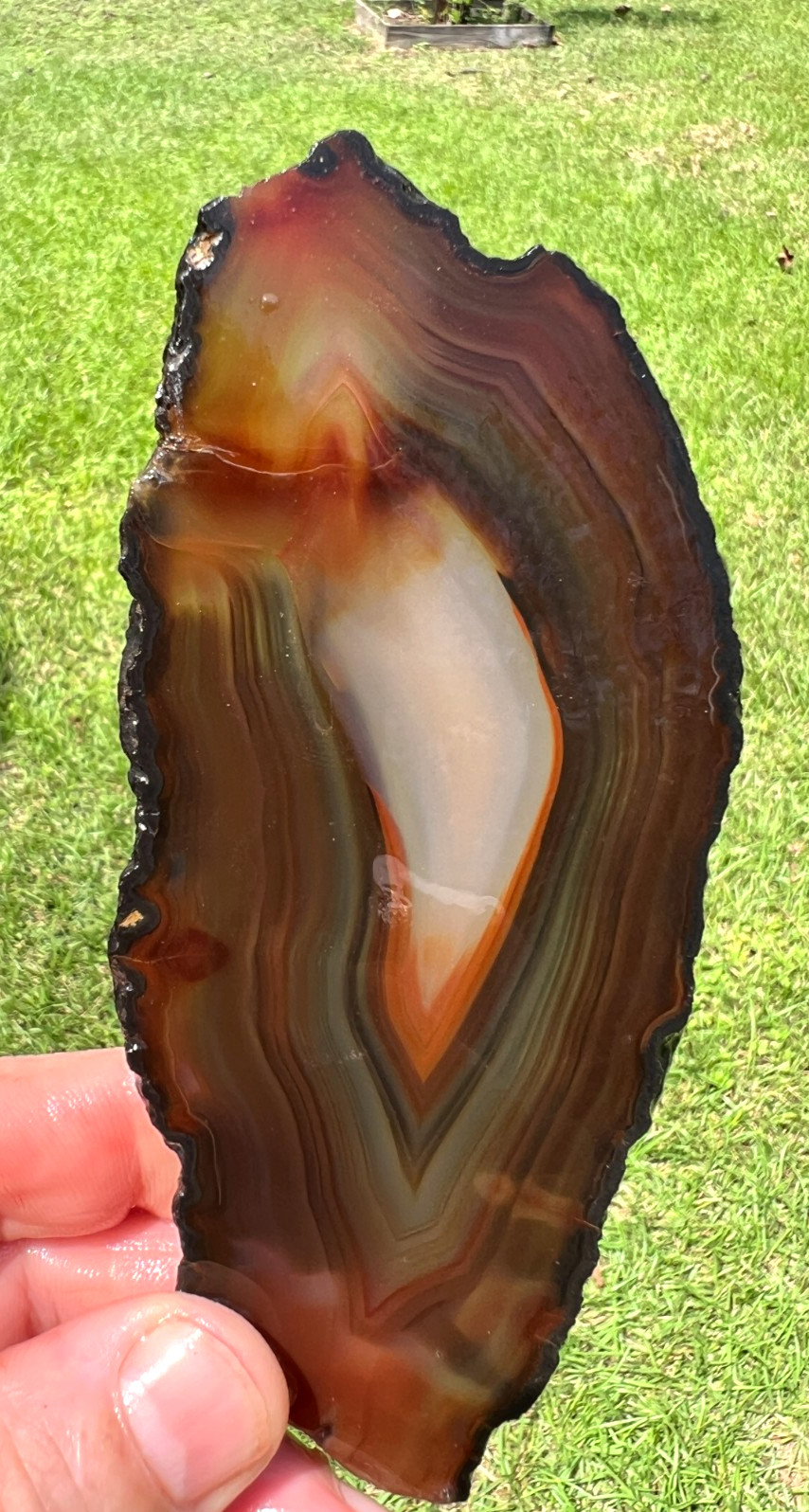 Beautiful Natural Brazilian Agate Slab - Gorgeous - 150g