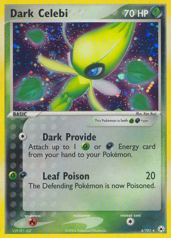 Dark Celebi 4/101 – Hidden Legends – Holo Dark Celebi 4/101 – Hidden Legends – Holo
